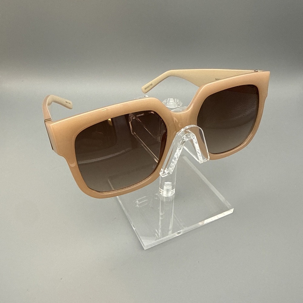 Banana Republic Luxury Baroque Nude Polarized Gradient Grey Lens Sunglasses HOT